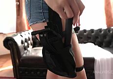 Victoria Daniels Rides Dick in 3on1 BDSM DP Deepthroat Bondage Facial!