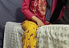 Indian Aunty Surrenders Huge Oiled Ass to Young Boy's Relentless Pounding Domination