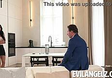 David Perry Titty Fucks Anissa Kate's Big Milf Tits in Hardcore Reality Taboo Session