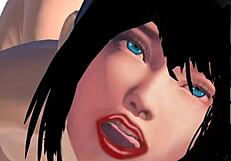 Huge cock blowjob unloads massive cumshot