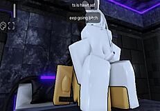 breeding cute bunny ladyboy's tight hole