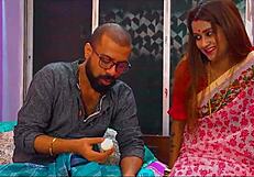 Newlywed indian wife screams in hardcore doggystyle creampie pounding!