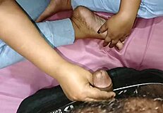 Chubby Indian girlfriend bent over for intense doggystyle pounding