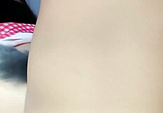 Horny latina teen with anal plug masturbates then gets pounded