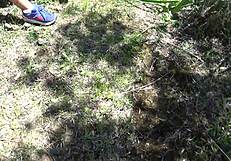 Real Voyeur Catches Me Pissing from Hairy Pussy on Beach - Got Scared?