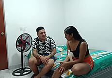 stepbro back massage leads to hot fun with angelisex19