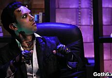 Whoa crazy goth teens Kenzie Reeves Kira Noir Jane Wilde share huge cock in wild foursome!