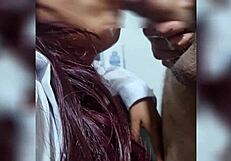 young mexican schoolgirl in uniform fucks her best friend after homework petite latina redhead