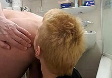 sandra milf whore rims ass then takes facefuck