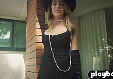 Sexy Big Ass Brunette Milf Kimmy Granger Strips Curvy Body Outdoors