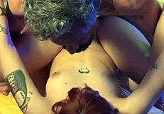 Sly mature dude pounding his petite young brazilian girlfriend so good 🔥🍑