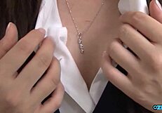 This Lady Sucks Two Hard Cocks Deep To Land The Job!