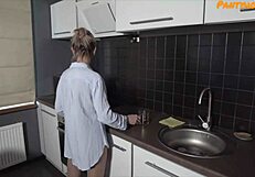 MATURE STEPMOMMY FUCKED THRU PANTIES BY SON'S BEST FRIEND!!