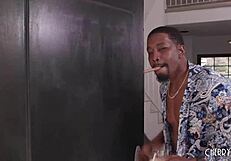 big black cock destroys nicole doshi's wet shaved pussy with toys too