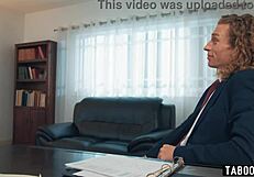 thick bbw sarah arabic and karla lane share boss cock at work