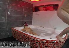 single venezuelan mom devours foreign bareback cock in medellin jacuzzi