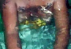 hey puta mexicana sucks verga poolside no fear of nosy neighbors