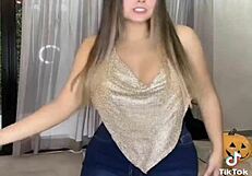 playful cute latina teases with her beautiful curves enticingly