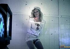 Blonde Babe Eyes Crazy Doctor Milf Riding Two Cocks Cowgirl Style