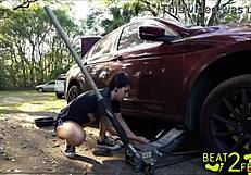 Doctor Sniffs Raven Rogue's Socks and Feet in Oil Change!