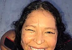 Milf Slave Spanked and Golden Showered Outdoor by Builder