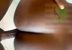 Hot chef spreads legs offering her wet pussy to devour