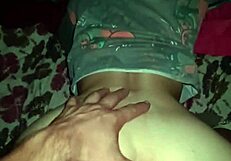 amateur puta fights boyfriend then creampies on my monster cock bed