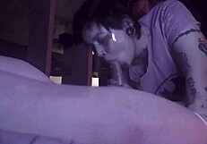 spy cam blasts webcam blowjob to explosive cumshot!