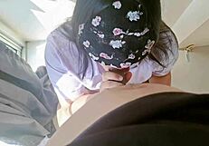 POV: Cute Thai Babe's Beautiful Ass Squirts from Hard Pounding Creampie