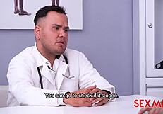 Sexmex Gabriela Veracruz Cheats on Husband with Big Tits Blowjob Threesome in Heels