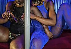 Stripping Ebony Doll Dances Then Fucks Zaddy Hard