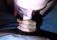 i had to train this hot sissy to deepthroat my 8-inch cock like a pro