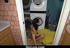 I bang my stepsister's big round booty in close pov