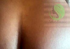 Hot chef spreads legs offering her wet pussy to devour