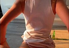 show up at hot latina teacher's house to study but end up fucking hard on her bed