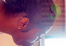 Hot chef spreads legs offering her wet pussy to devour