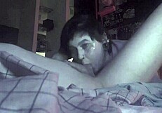 spy cam blasts webcam blowjob to explosive cumshot!