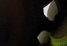 Latina milf in lingerie masturbates big cock at hotel.