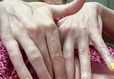 blonde mycandyalice delivers dirty talk while fingering her shaved wet pussy up close