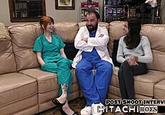 Ditria Rose Freshman Mandatory Hitachi Vibrator Orgasm POV Behind Scenes Roleplay Gloves Humiliation Moaning