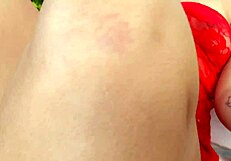 Stepsister sneaks into bed, horny eyes begging for roommate's thick cock pounding.