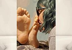 Licking Feet Slowly and Thoroughly