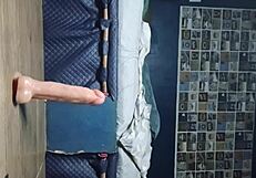 18yo neighbor girl squirts fountain while helping stranger cum