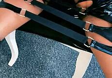 Can You Resist Worshipping This Mistress's Huge Latex Ass in Heels and Cosplay?