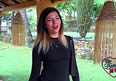 gwen the stunning lingerie milf takes a massive load deep in her eager french pussy