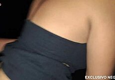 Corno watches as macho destroys his wife's ass with big black cock