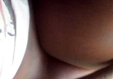 Black babe heads to work slurping on massive ebony monster cock