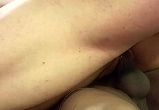 threesome with hot asian mommy in fishnets, who's riding next?