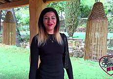 gwen the stunning lingerie milf takes a massive load deep in her eager french pussy