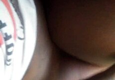 Black babe heads to work slurping on massive ebony monster cock